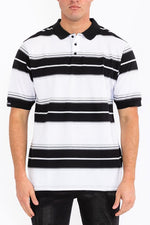 POL Men's Old School Pique Polo Shirt