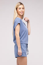 Women's Matching Top and Shorts Set