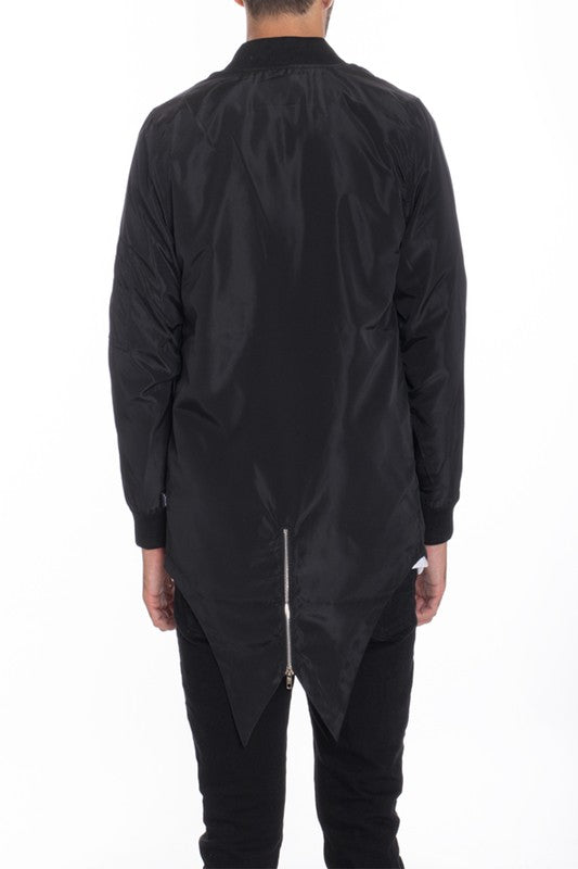 Mens Fish Tail Bomber Jacket