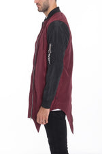 Mens Fish Tail Bomber Jacket