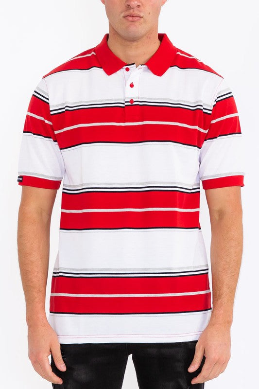 POL Men's Old School Pique Polo Shirt