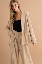 Women's Double Button Blazer Jacket