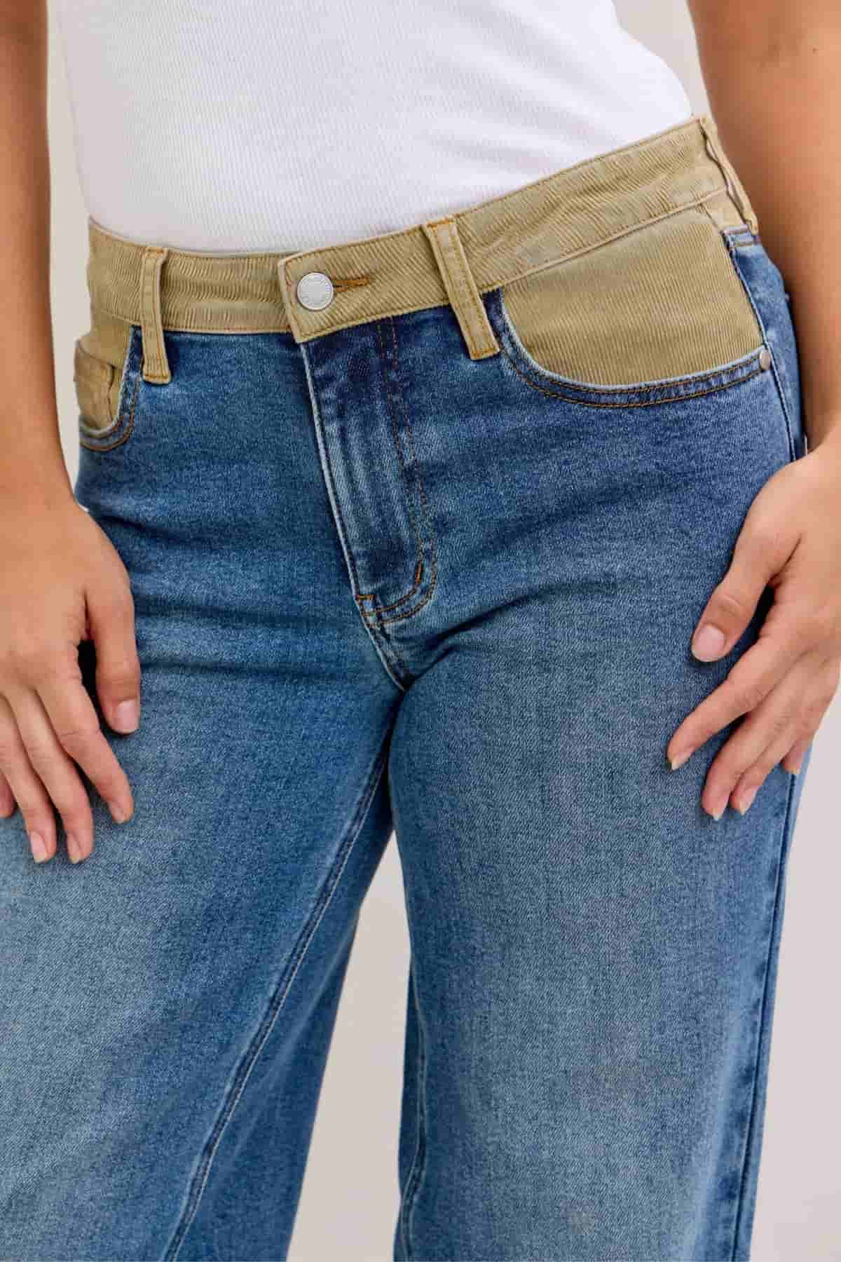 Judy Blue MR Column Straight Jeans