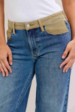 Judy Blue MR Column Straight Jeans