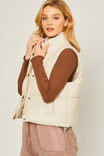 Women's PU Padded Vest