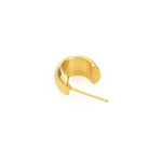 Retro Dome Hoop Earrings