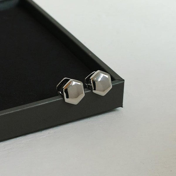 Simple Hexagonal Earrings