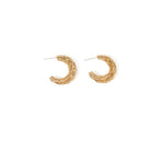 Threaded C-Shape Earrings