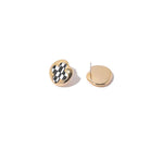 Checkerboard Bloom Earrings