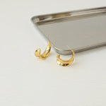 C-Shape Hoop Earrings