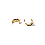 C-Shape Hoop Earrings