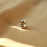 Classic Dome Circle Earrings