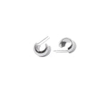 Classic Dome Circle Earrings