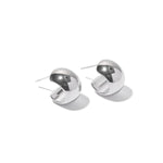 Classic Dome Circle Earrings
