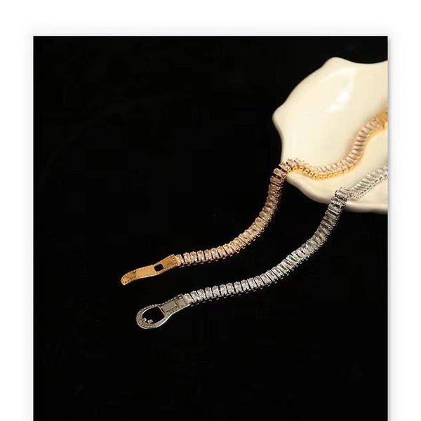 Belt Shape Zipper bracelet