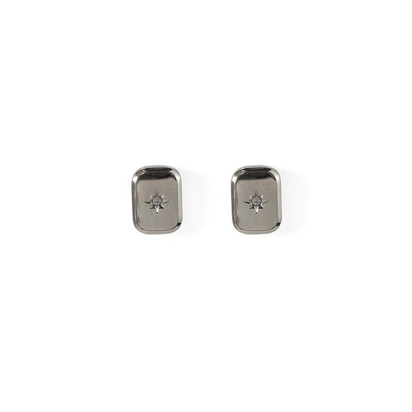 Sun Symbol Zircon Earrings