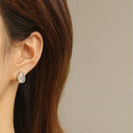 Sun Symbol Zircon Earrings