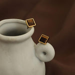 Square Stud Earrings