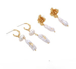 Baroque Pearl Retro Earrings