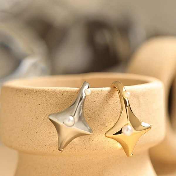 fashionable exquisite star shaped earring