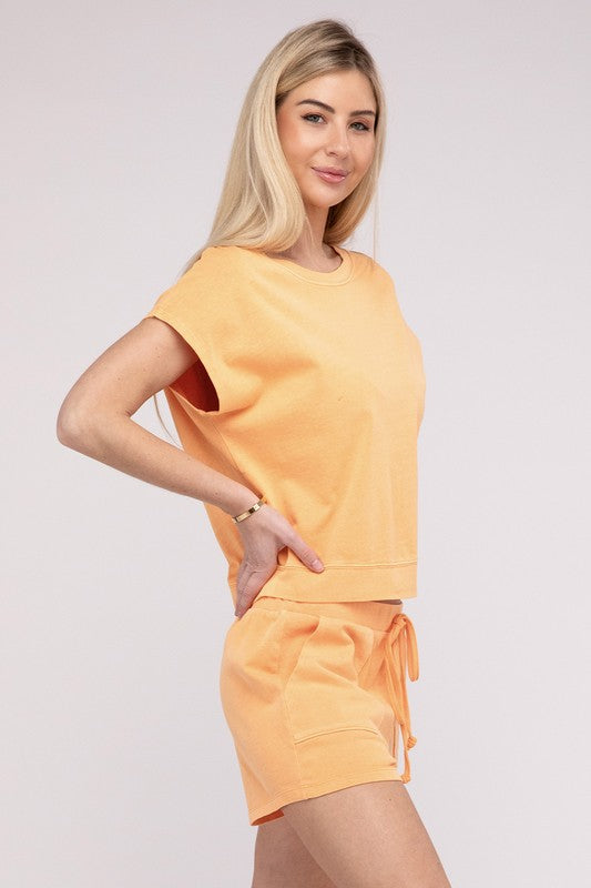 Women's Matching Top and Shorts Set