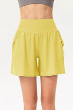 Pocketed Elastic Waist Active Shorts for Comfort and Style