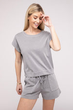 Women's Matching Top and Shorts Set