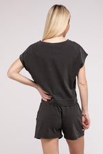 Women's Matching Top and Shorts Set