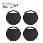 1/4 Pack Smart Tag for Apple Find My – Bluetooth Item Tracker with Left Behind Alert & Loud Beep for Keys Wallet Luggage Finder