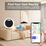 1/4 Pack Smart Tag for Apple Find My – Bluetooth Item Tracker with Left Behind Alert & Loud Beep for Keys Wallet Luggage Finder