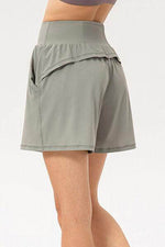 Pocketed Elastic Waist Active Shorts for Comfort and Style