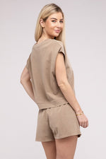 Women's Matching Top and Shorts Set