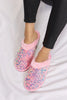 Forever Link Sequin Plush Round Toe Slippers for Womens